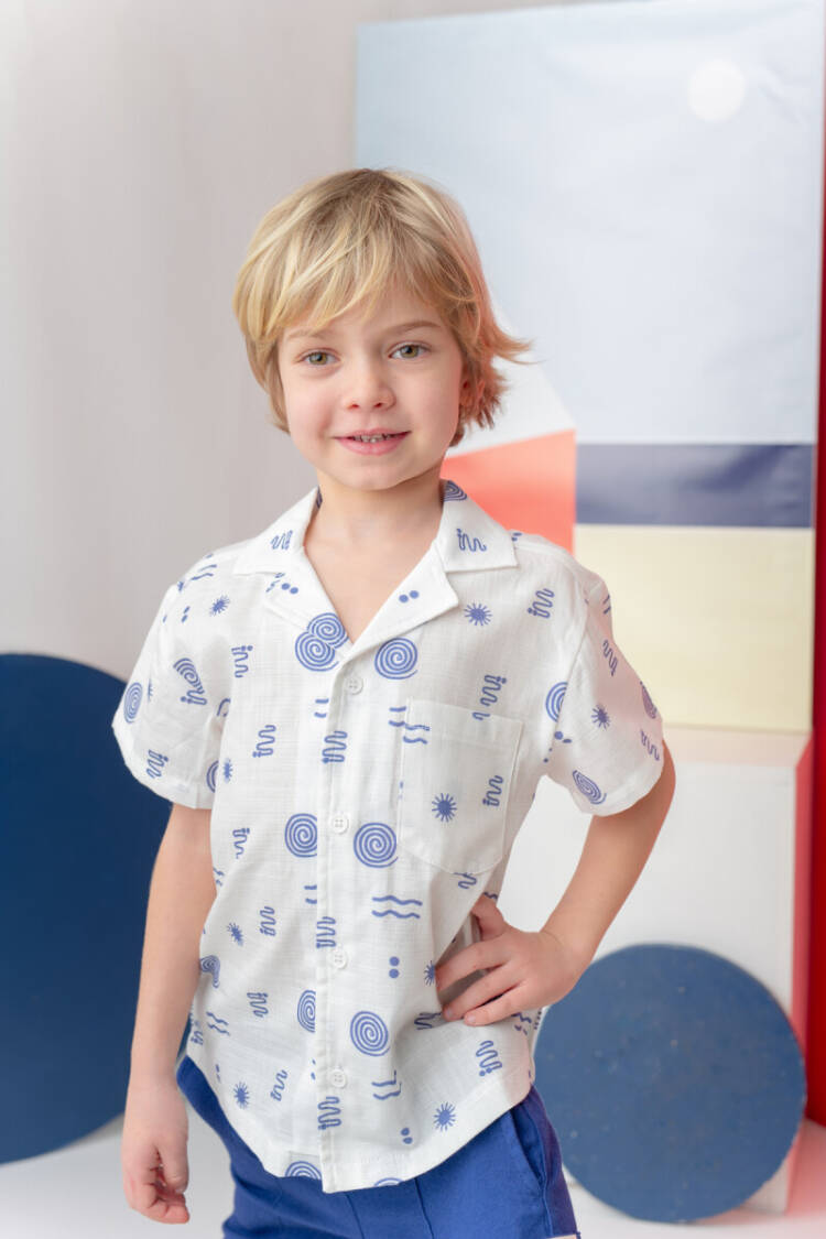 Wholesale Boys Linen Shirt 1-14Y - Brand: Zeyland - Kids & Baby Clothes Wholesale - Globality Store