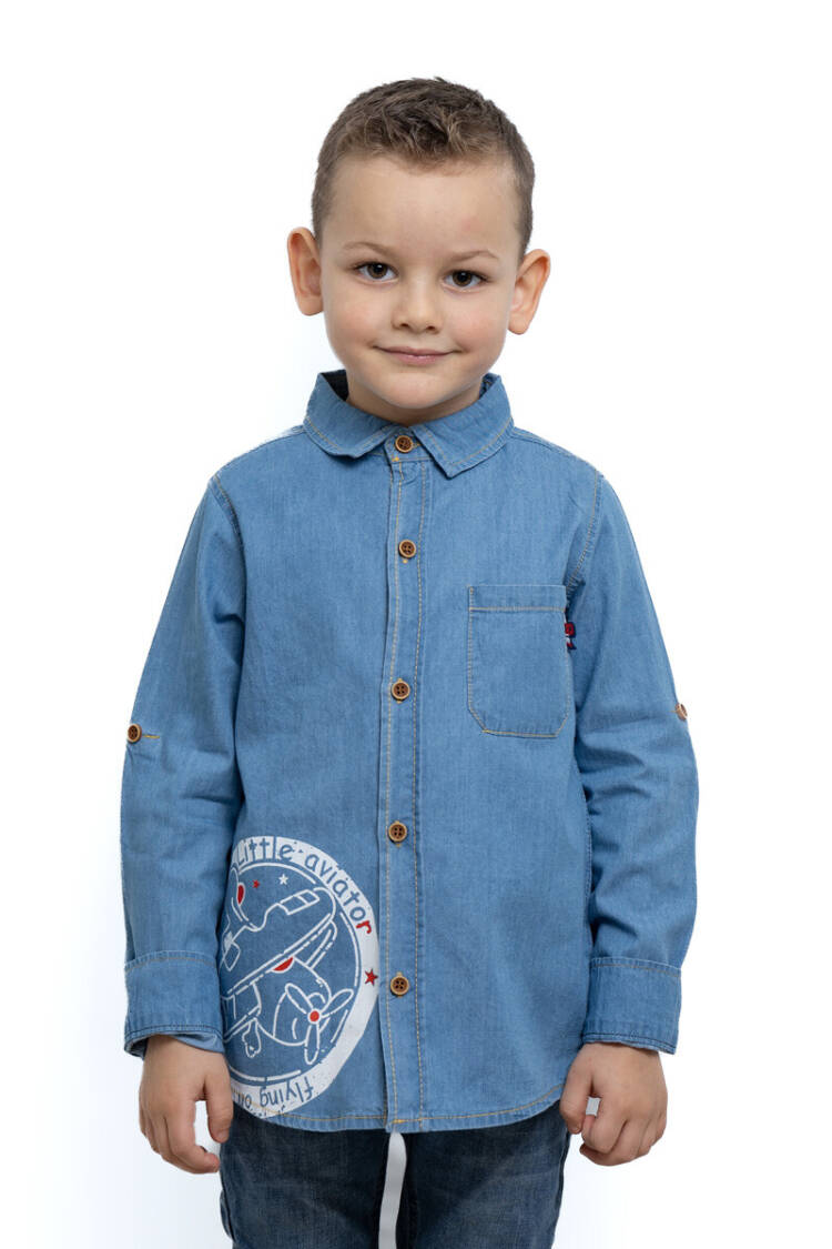 Wholesale Boys' Long Sleeve Shirt 2-5Y - Brand: Timo - Kids & Baby Clothes Wholesale - Globality Store