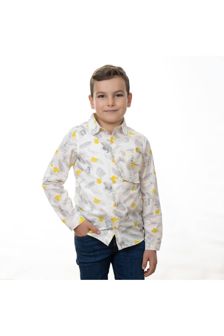 Wholesale Boys Printed Shirts 2-5Y - Brand: Timo - Kids & Baby Clothes Wholesale - Globality Store