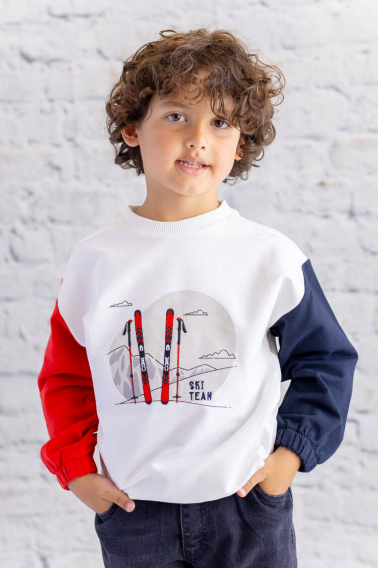 Wholesale Boys Printed Sweatshirt 1-12Y - Brand: Zeyland - Kids & Baby Clothes Wholesale - Globality Store