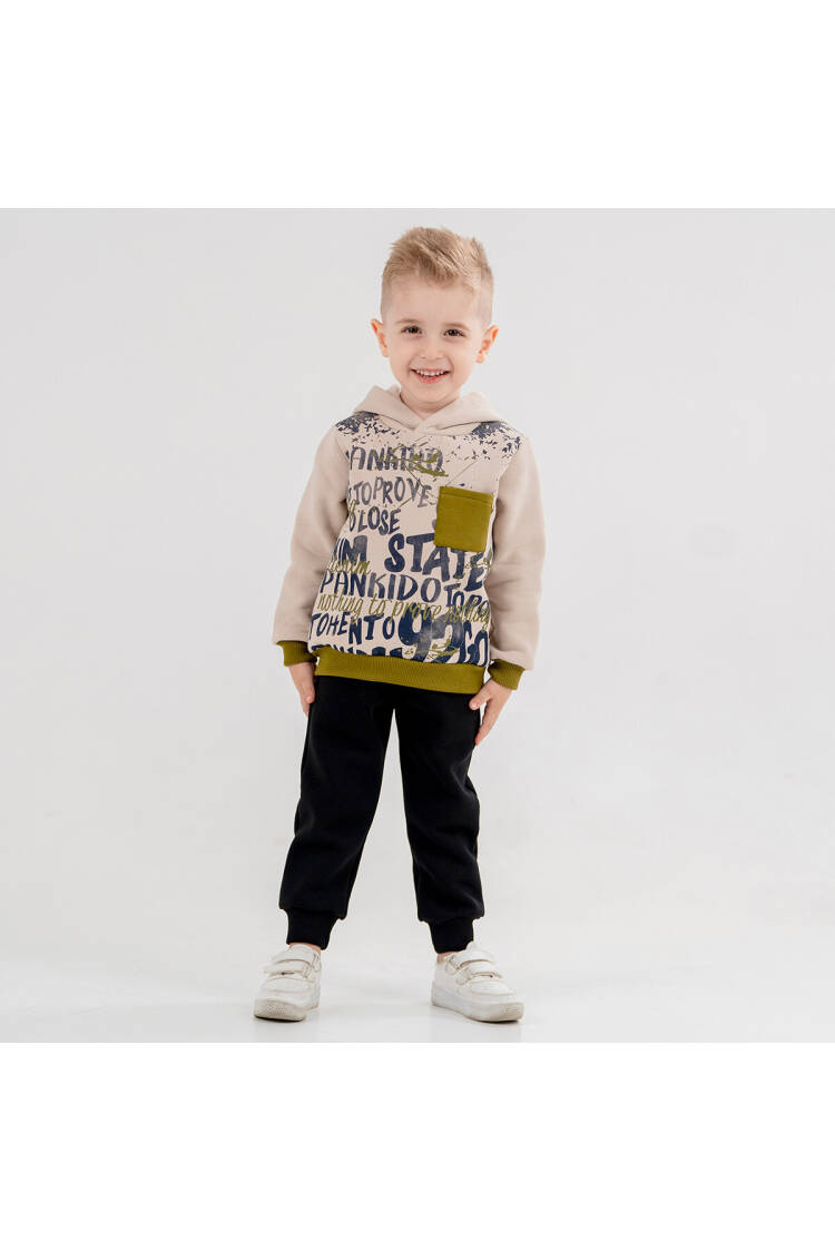 Wholesale Boys Printed Tracksuit Set 1-4Y - Brand: Pankido - Kids & Baby Clothes Wholesale - Globality Store