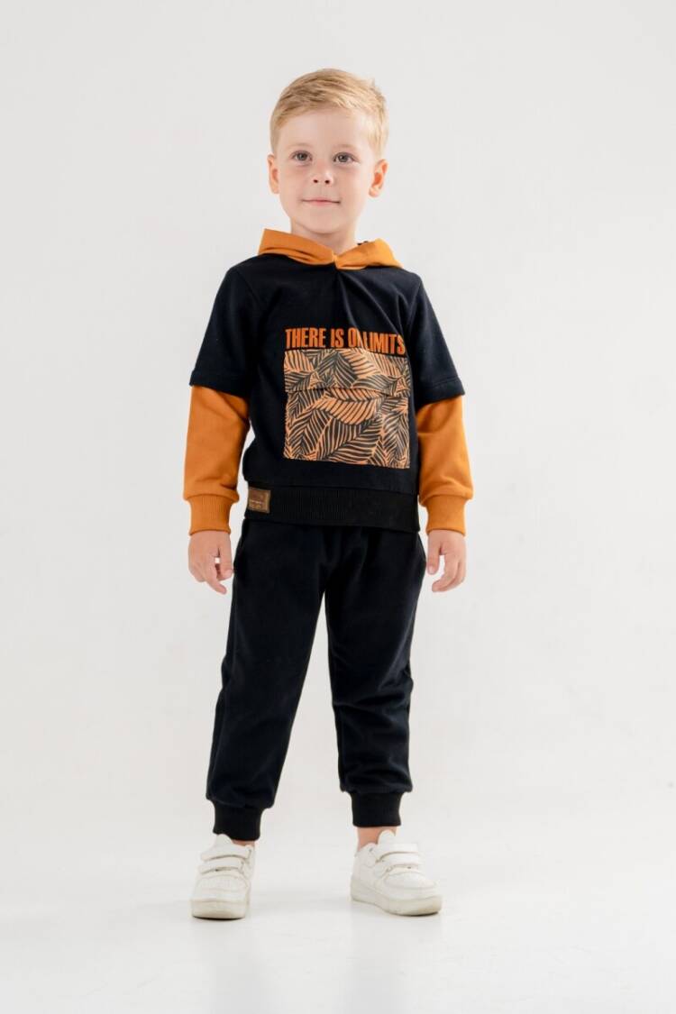 Wholesale Boys Printed Tracksuit Set 1-4Y - Brand: Pankido - Kids & Baby Clothes Wholesale - Globality Store