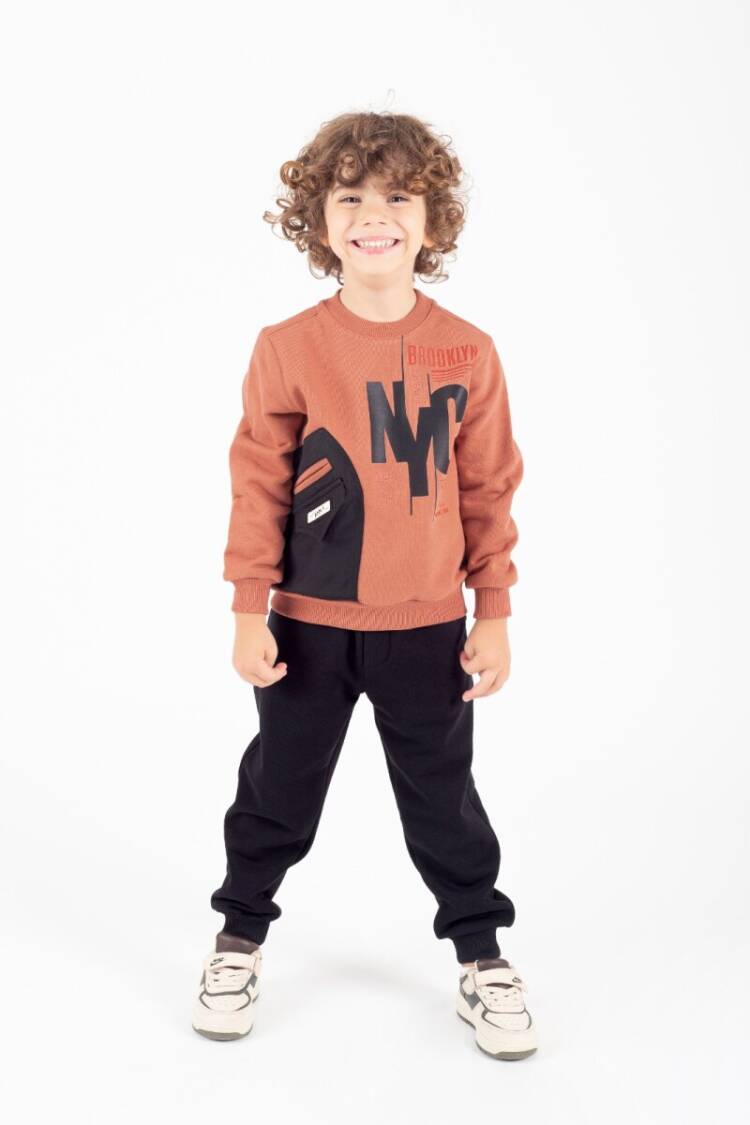 Wholesale Boys PRinted Tracksuit Set 4-8Y - Brand: Pafim - Kids & Baby Clothes Wholesale - Globality Store