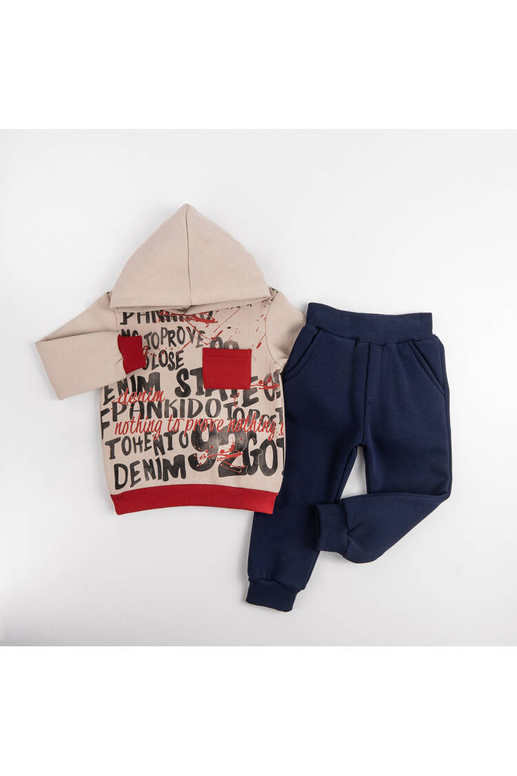 Wholesale Boys Printed Tracksuit Set 5-8Y - Brand: Pankido - Kids & Baby Clothes Wholesale - Globality Store
