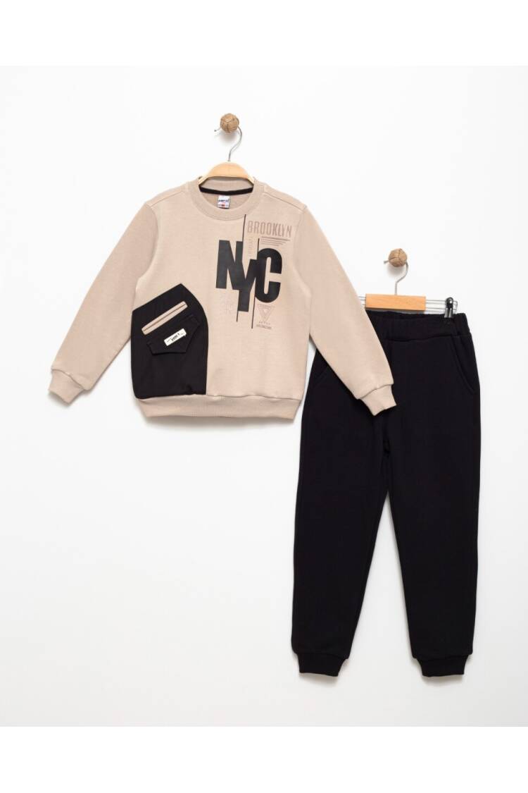 Wholesale Boys Printed Tracksuit Set 9-13Y - Brand: Pafim - Kids & Baby Clothes Wholesale - Globality Store