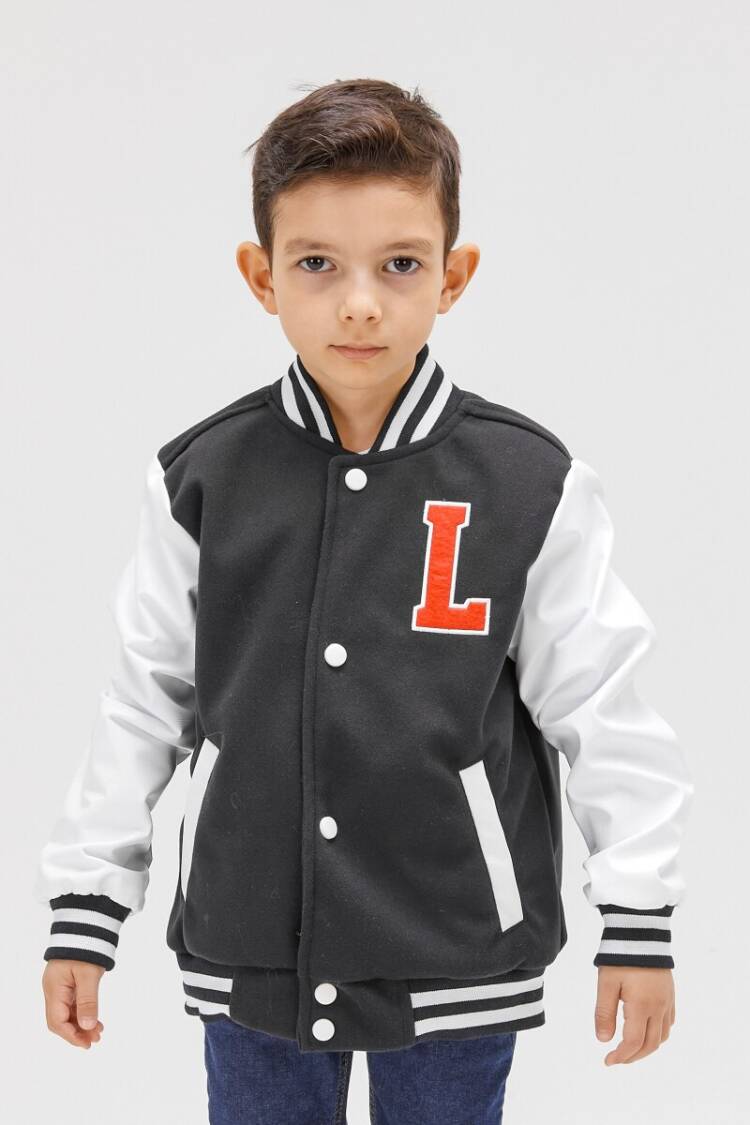 Wholesale Boys' Seasonal College Jacket 6-16Y - Brand: Benitto Kids - Kids & Baby Clothes Wholesale - Globality Store