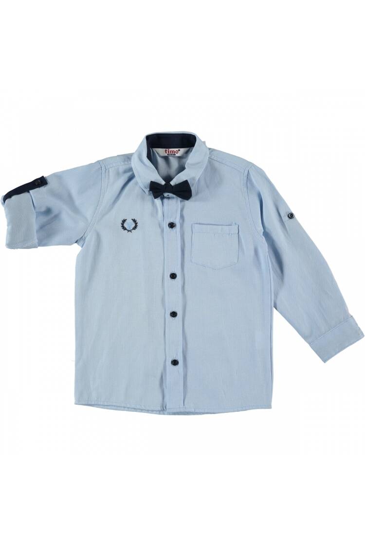 Wholesale Boys Shirt with Bowtie 10-13Y - Brand: Timo - Kids & Baby Clothes Wholesale - Globality Store