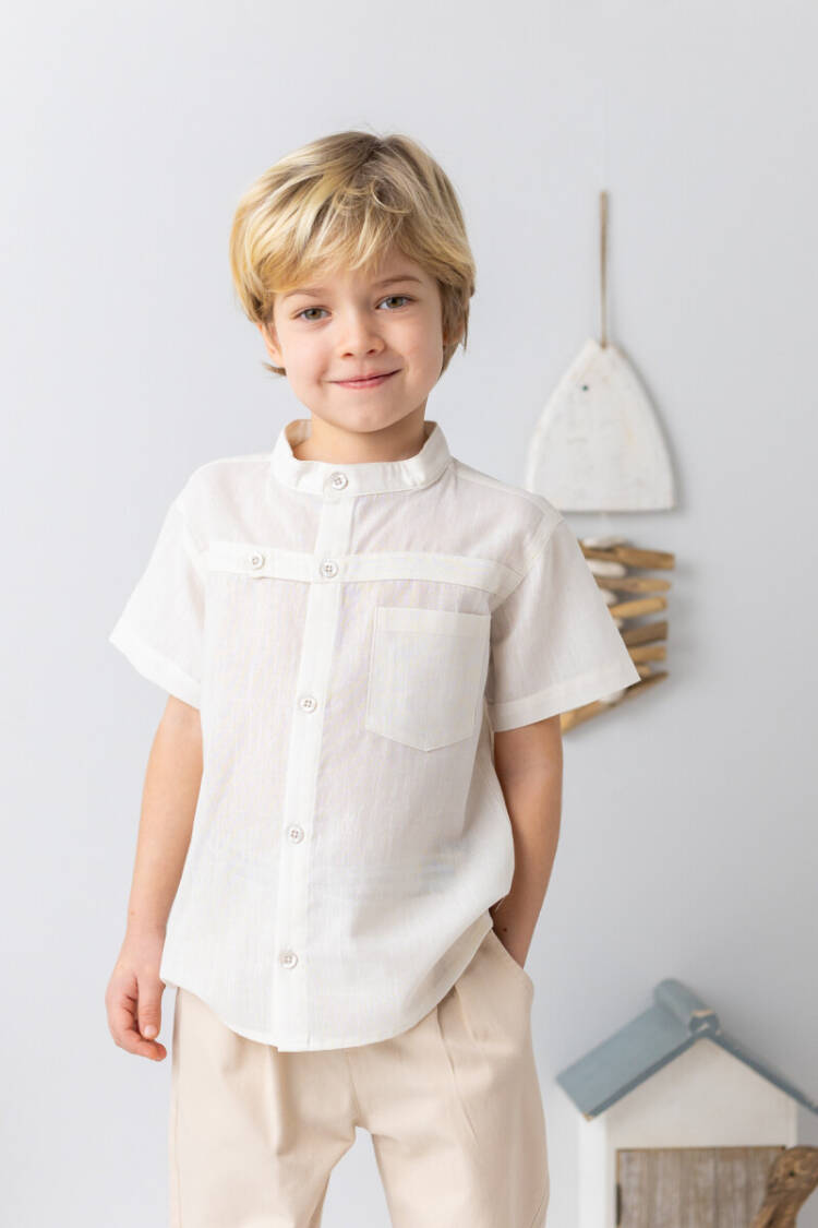 Wholesale Boys' Shirts 2-8M - Brand: Mininio - Kids & Baby Clothes Wholesale - Globality Store