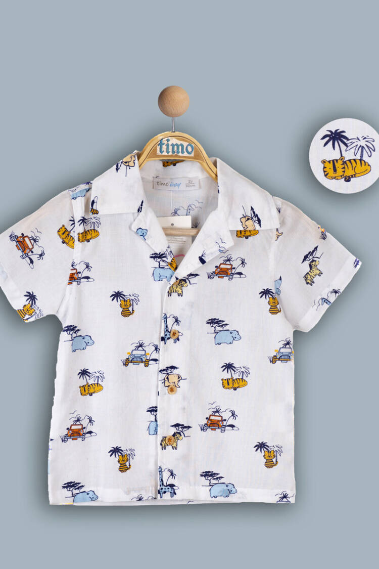Wholesale Boys Short Sleeve Shirt 2-5Y - Brand: Timo - Kids & Baby Clothes Wholesale - Globality Store