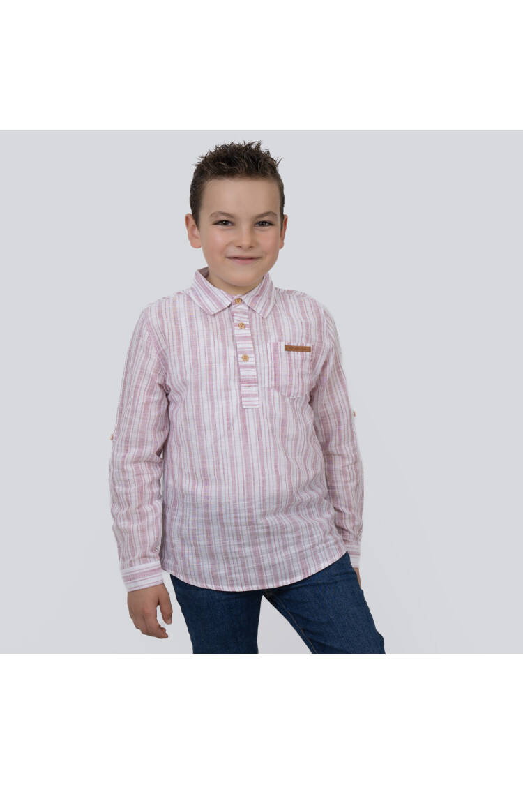 Wholesale Boy's Striped Shirt 2-5Y - Brand: Timo - Kids & Baby Clothes Wholesale - Globality Store