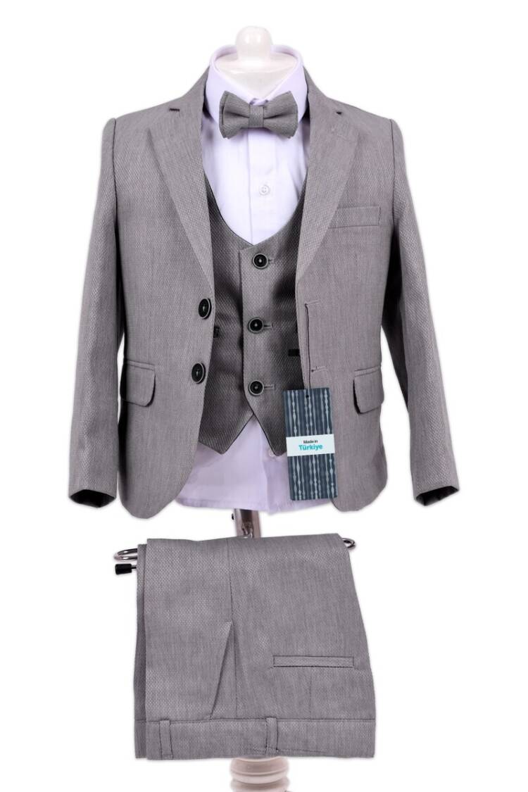 Wholesale Boys Suit Set with Jacket Vest Pants Shirt 1-4Y - Brand: Terry - Kids & Baby Clothes Wholesale - Globality Store