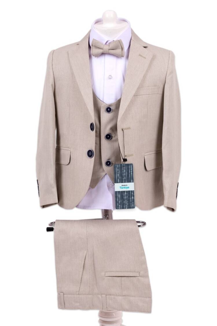Wholesale Boys Suit Set with Jacket Vest Pants Shirt 5-8Y - Brand: Terry - Kids & Baby Clothes Wholesale - Globality Store