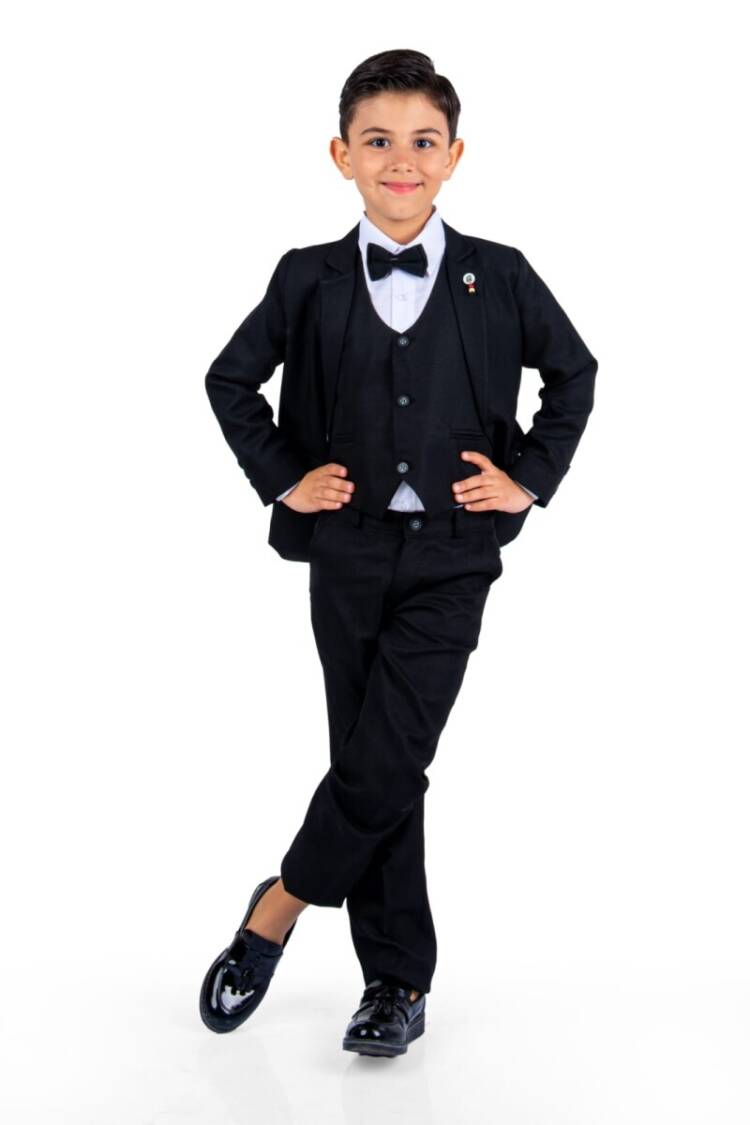 Wholesale Boys Suit Set with Jacket Vest Pants Shirt 6-9Y - Brand: Terry - Women & Kids, Baby Clothes Wholesale - Globality Store