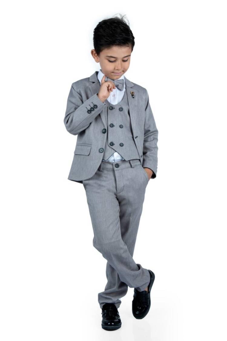 Wholesale Boys Suit Set with Jacket Vest Pants Shirt 6-9Y - Brand: Terry - Women & Kids, Baby Clothes Wholesale - Globality Store