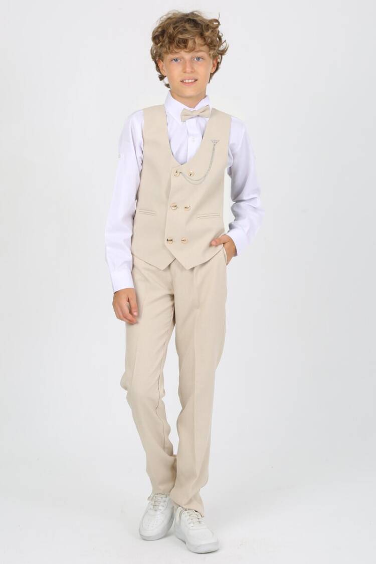 Wholesale Boy's Vest Suit 1-4Y - Brand: Flori - Kids & Baby Clothes Wholesale - Globality Store