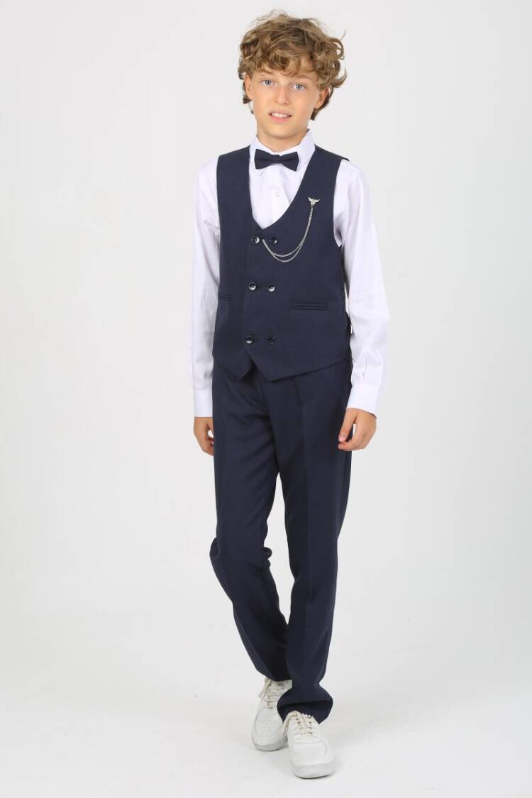Wholesale Boy's Vest Suit 5-8Y - Brand: Flori - Kids & Baby Clothes Wholesale - Globality Store