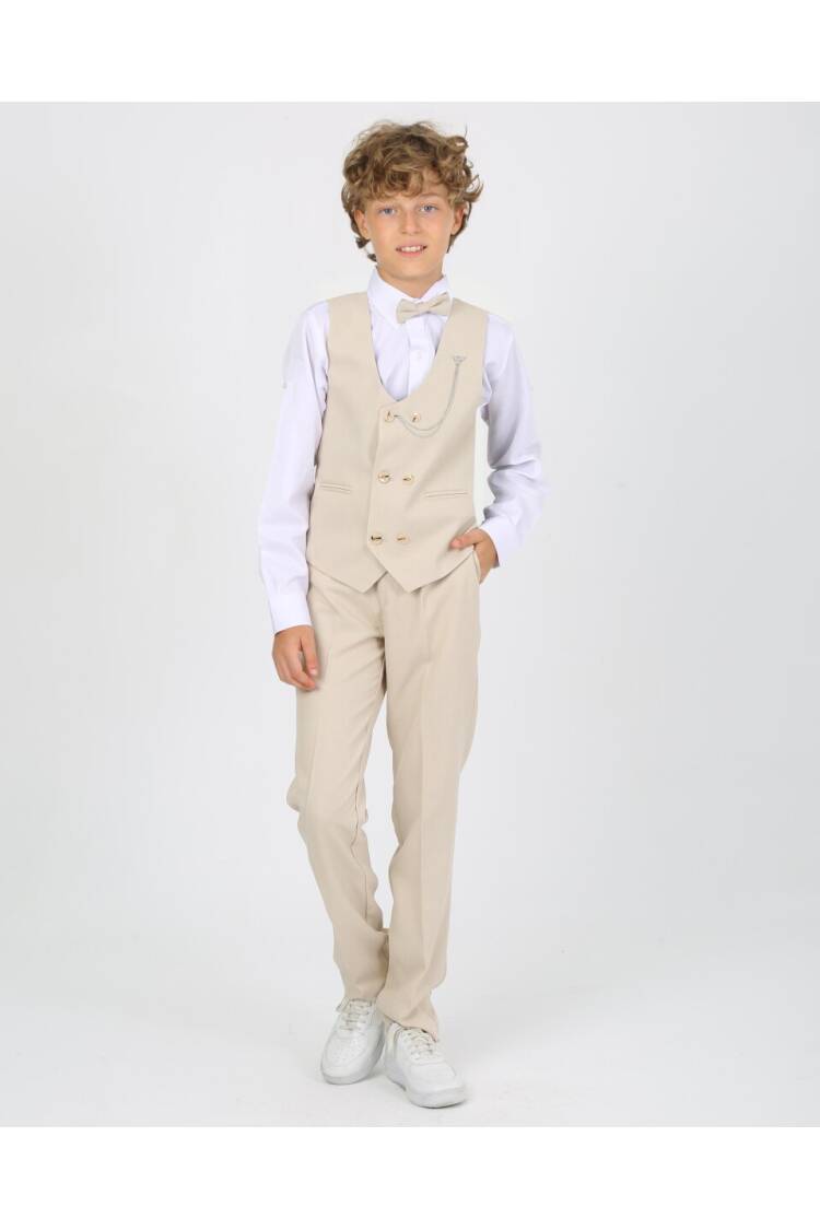 Wholesale Boy's Vest Suit 5-8Y - Brand: Flori - Kids & Baby Clothes Wholesale - Globality Store