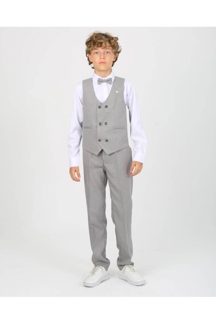 Wholesale Boy's Vest Suit 9-12Y - Brand: Flori - Kids & Baby Clothes Wholesale - Globality Store