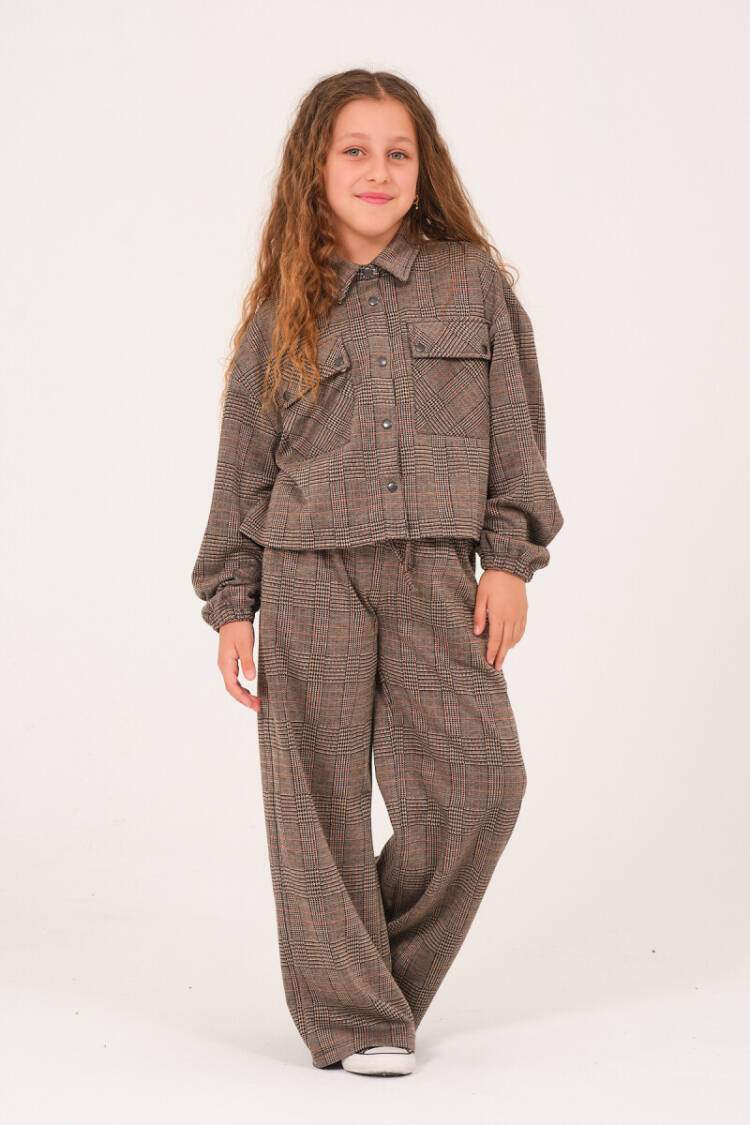 Wholesale Checkered Jacket for Little Girls 8-15Y - Brand: Jazziee - Kids & Baby Clothes Wholesale - Globality Store