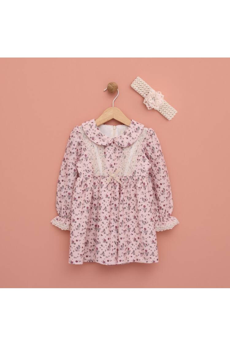 Wholesale Floral Print Baby Girl Dress 9-24M - Brand: Lilax - Kids & Baby Clothes Wholesale - Globality Store