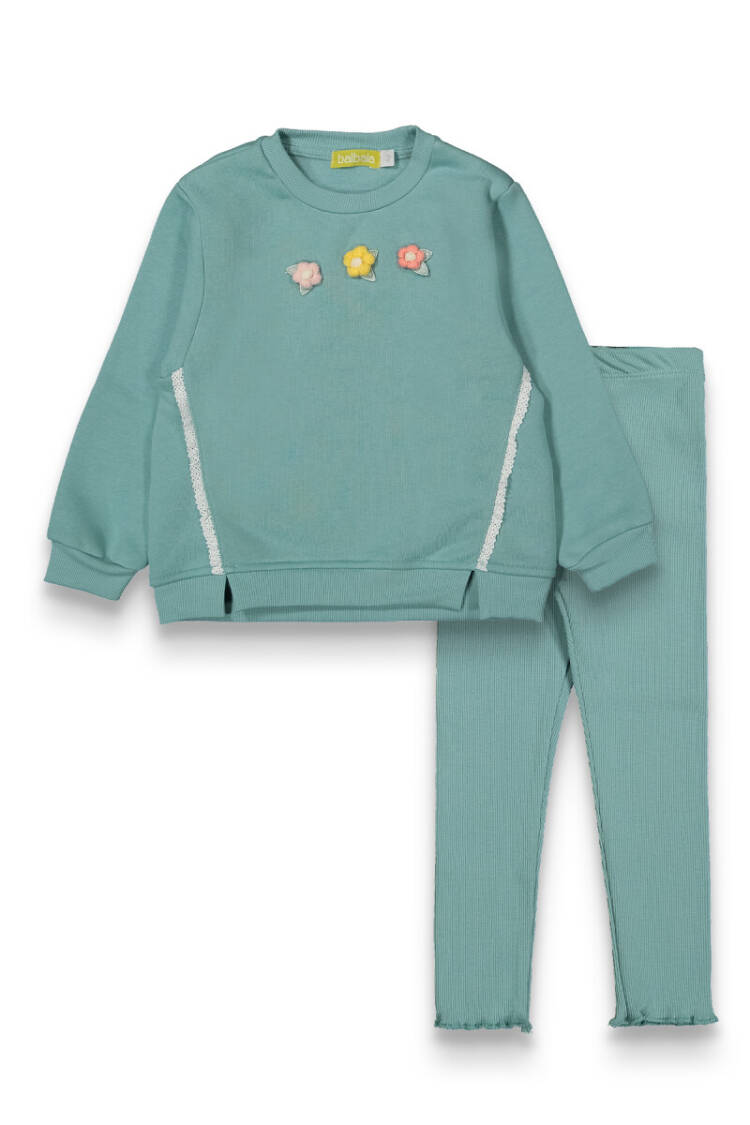 Wholesale Floral Sweatshirt and Leggings Set for Girls 3-6Y - Brand: Balbala - Kids & Baby Clothes Wholesale - Globality Store