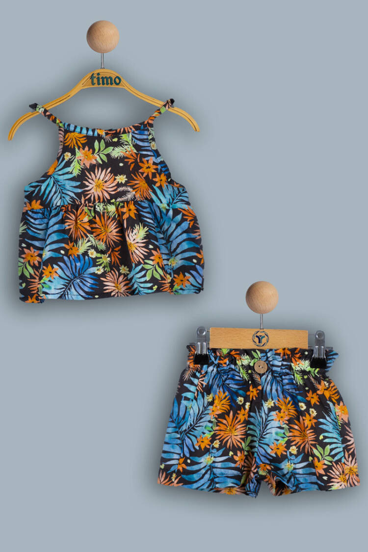 Wholesale Girl 2-Piece with Dress and Shorts Set 2-5Y - Brand: Timo - Kids & Baby Clothes Wholesale - Globality Store