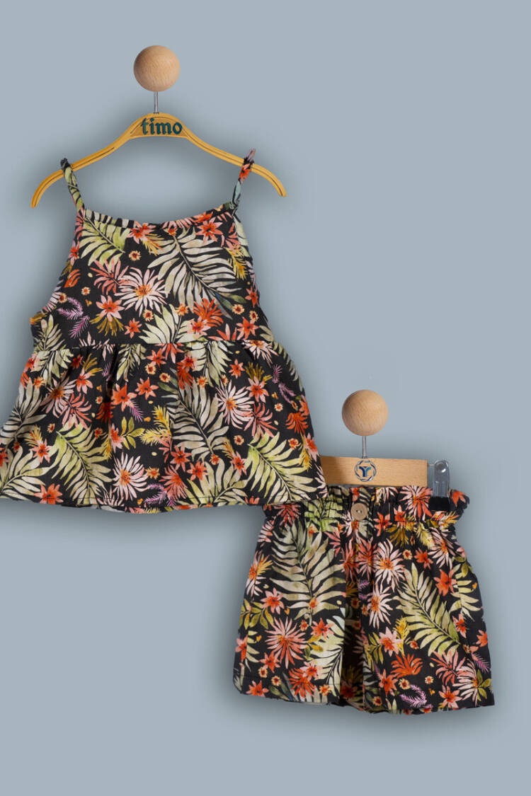 Wholesale Girl 2-Piece with Dress and Shorts Set 2-5Y - Brand: Timo - Kids & Baby Clothes Wholesale - Globality Store