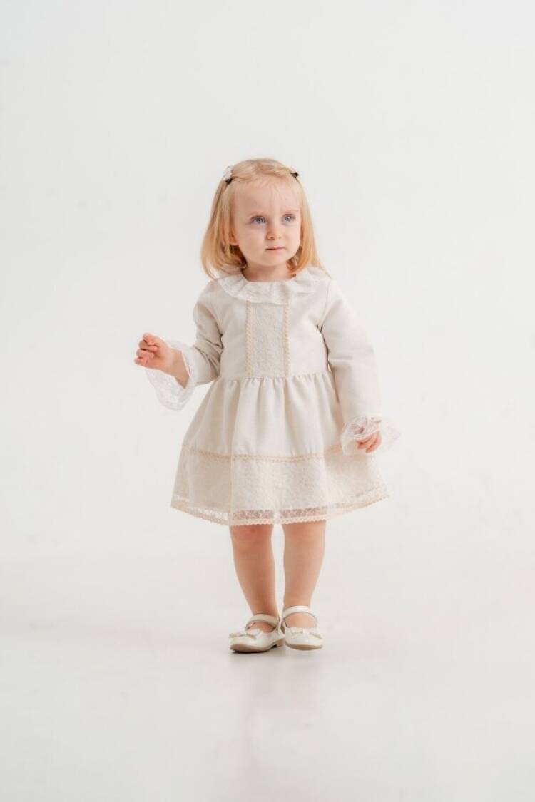 Wholesale Girl 4 Pieces Matmazel Dantel Katan Dress 2-6Y - Brand: KidsRoom - Kids & Baby Clothes Wholesale - Globality Store