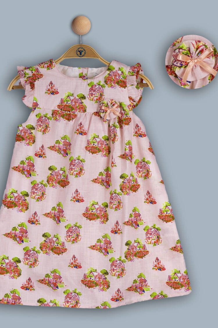 Wholesale Girl Home Patterned Dress 2-5Y - Brand: Timo - Kids & Baby Clothes Wholesale - Globality Store