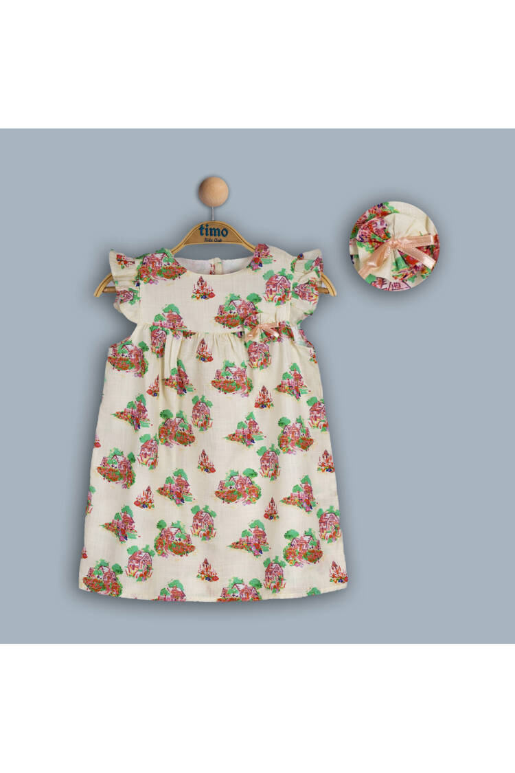 Wholesale Girl Home Patterned Dress 2-5Y - Brand: Timo - Kids & Baby Clothes Wholesale - Globality Store