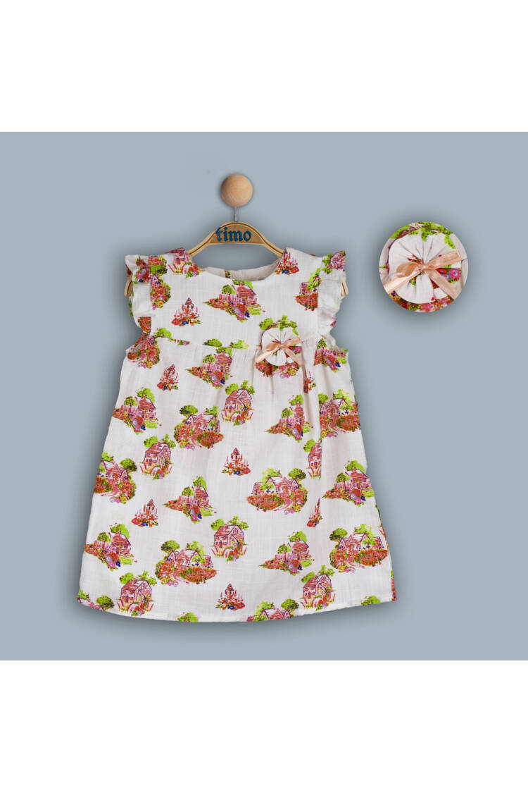 Wholesale Girl Home Patterned Dress 2-5Y - Brand: Timo - Kids & Baby Clothes Wholesale - Globality Store