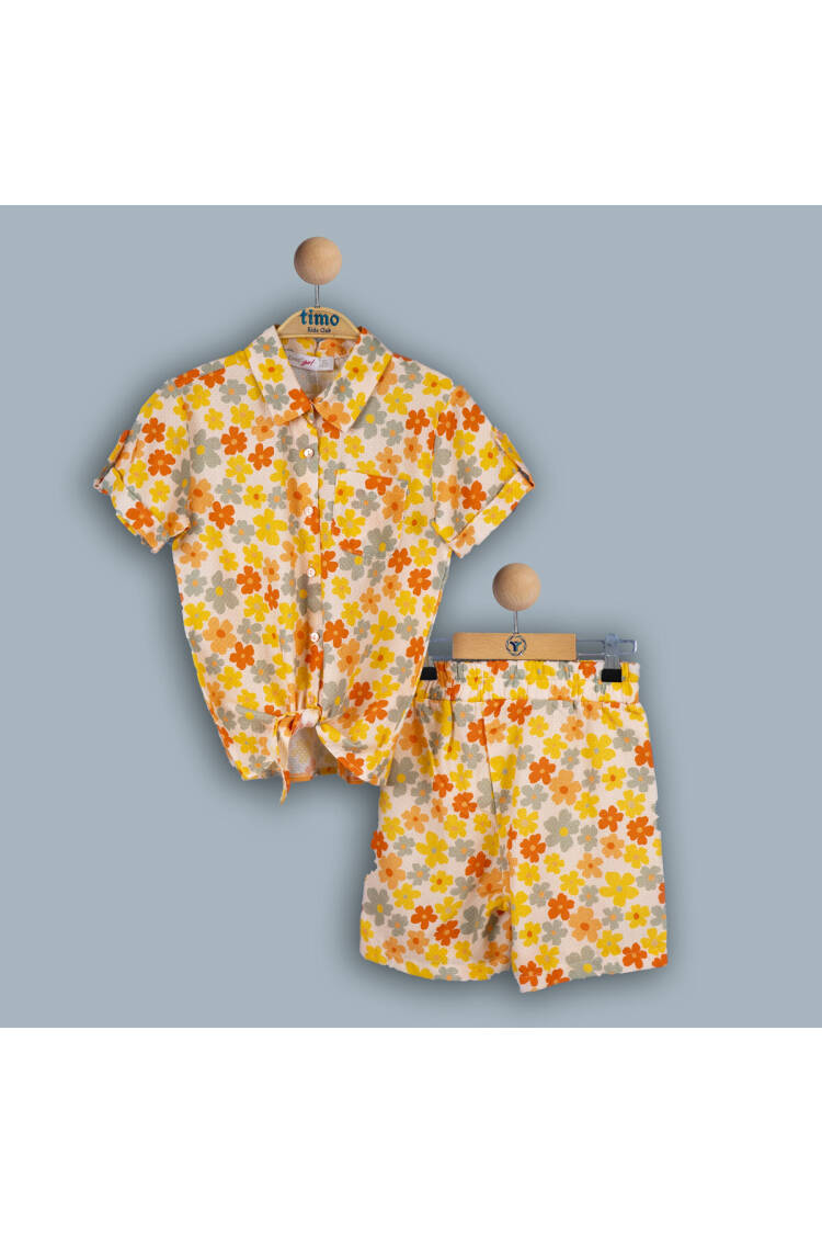 Wholesale Girls 2-Piece Shirt and Shorts Set 2-5Y - Brand: Timo - Kids & Baby Clothes Wholesale - Globality Store