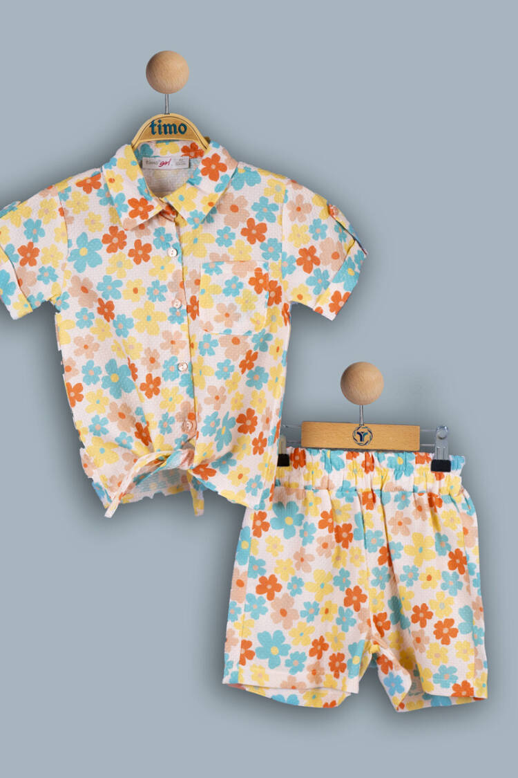 Wholesale Girls 2-Piece Shirt and Shorts Set 2-5Y - Brand: Timo - Kids & Baby Clothes Wholesale - Globality Store
