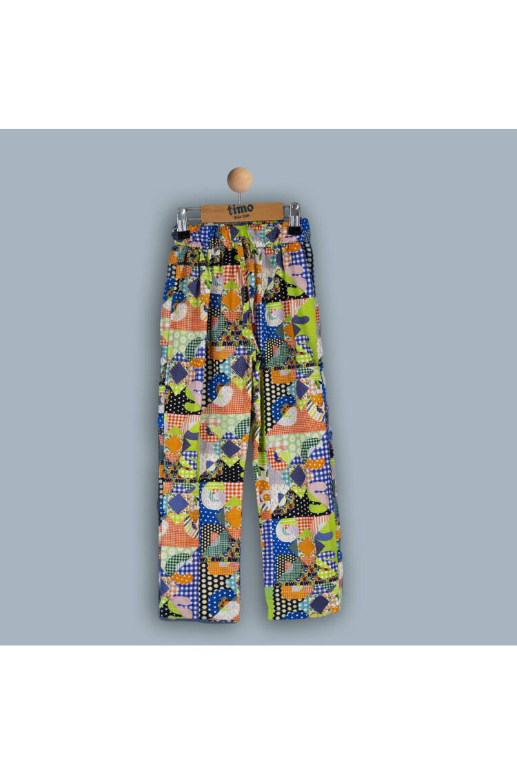 Wholesale Girl Kids Patchwork Trouser 10-13Y - Brand: Timo - Kids & Baby Clothes Wholesale - Globality Store