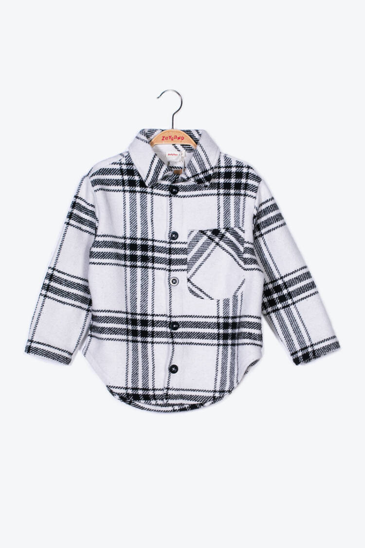 Wholesale Girl Plaıd Patterned Shirt 3-12Y - Brand: Zeyland - Kids & Baby Clothes Wholesale - Globality Store