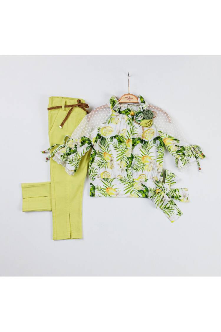 Wholesale Girls 2-Piece Blouse and Pants Set 2-6Y - Brand: Miss Lore - Kids & Baby Clothes Wholesale - Globality Store
