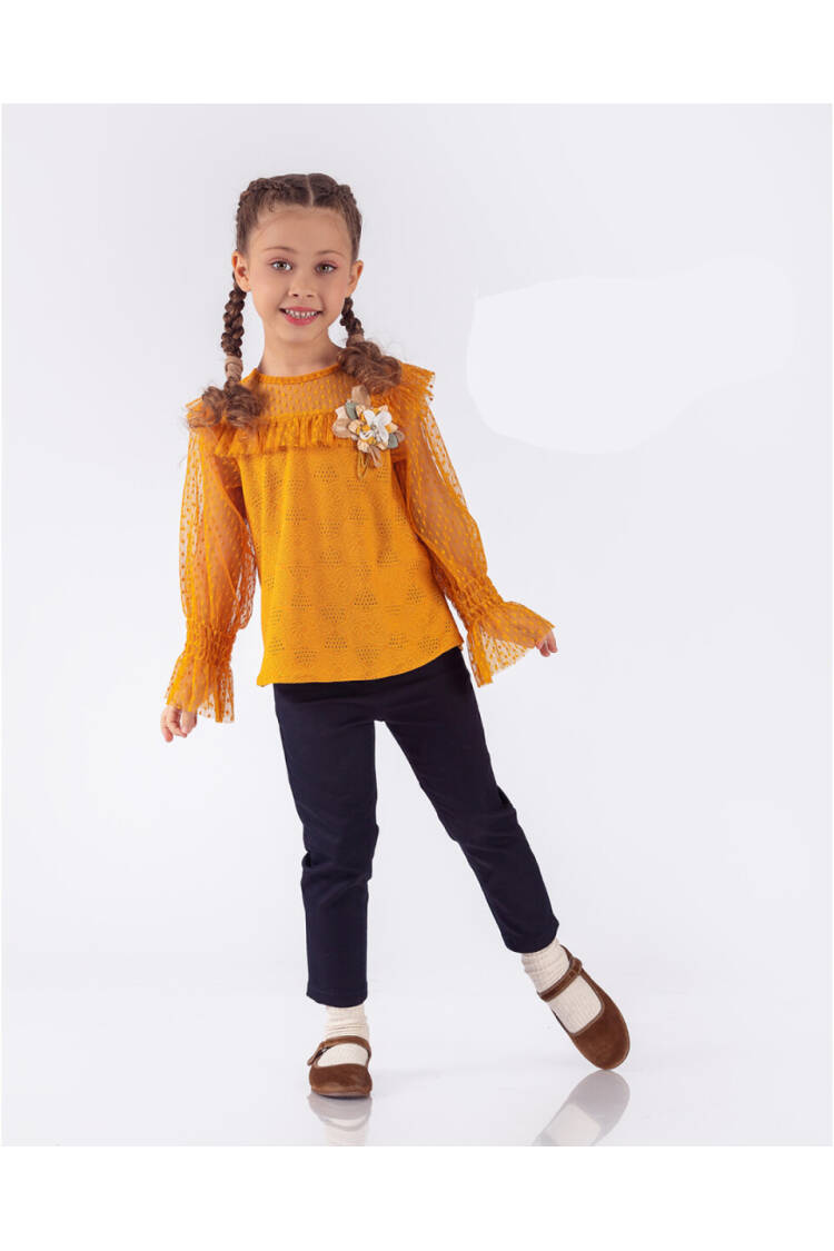 Wholesale Girls 2-Piece Blouse and Pants Set 9-12Y - Brand: Elayza - Kids & Baby Clothes Wholesale - Globality Store
