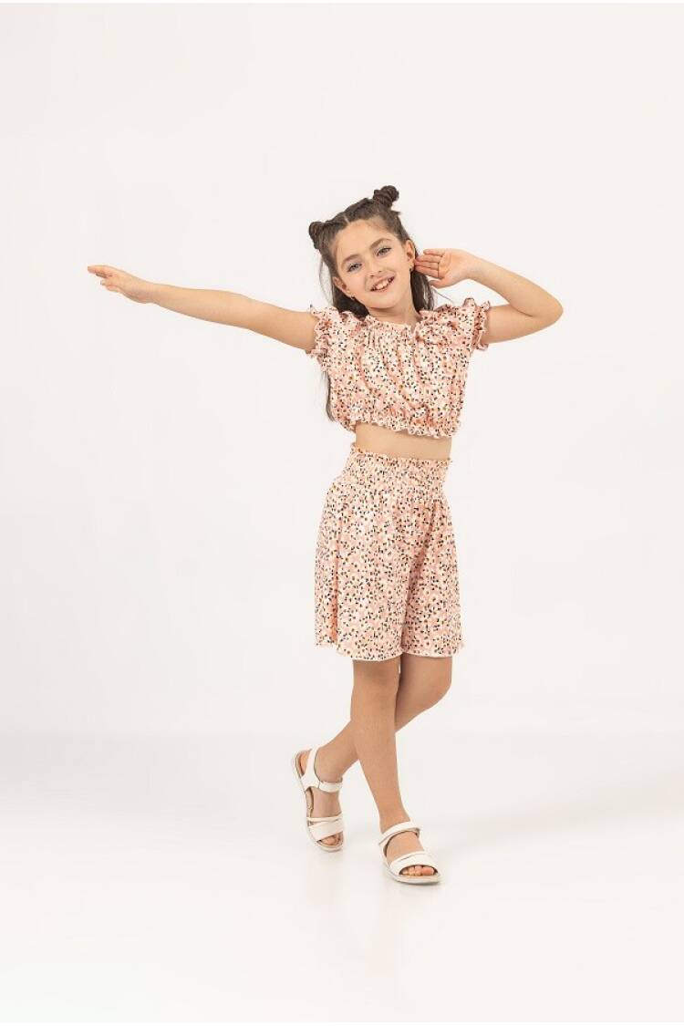 Wholesale Girls 2-Piece Blouse and Skirt Set 7-10Y - Brand: Büşra Bebe - Kids & Baby Clothes Wholesale - Globality Store