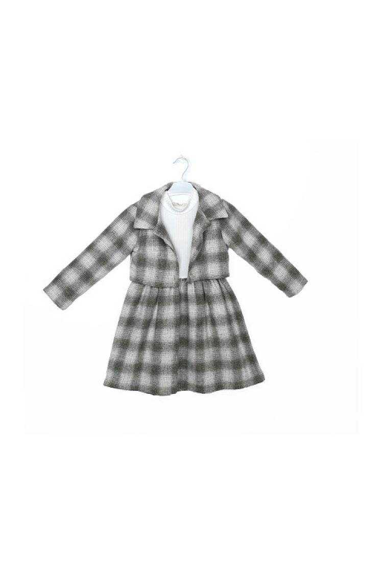 Wholesale Girls 2-Piece Dress and Jacket Set 3-6Y - Brand: Büşra Bebe - Kids & Baby Clothes Wholesale - Globality Store
