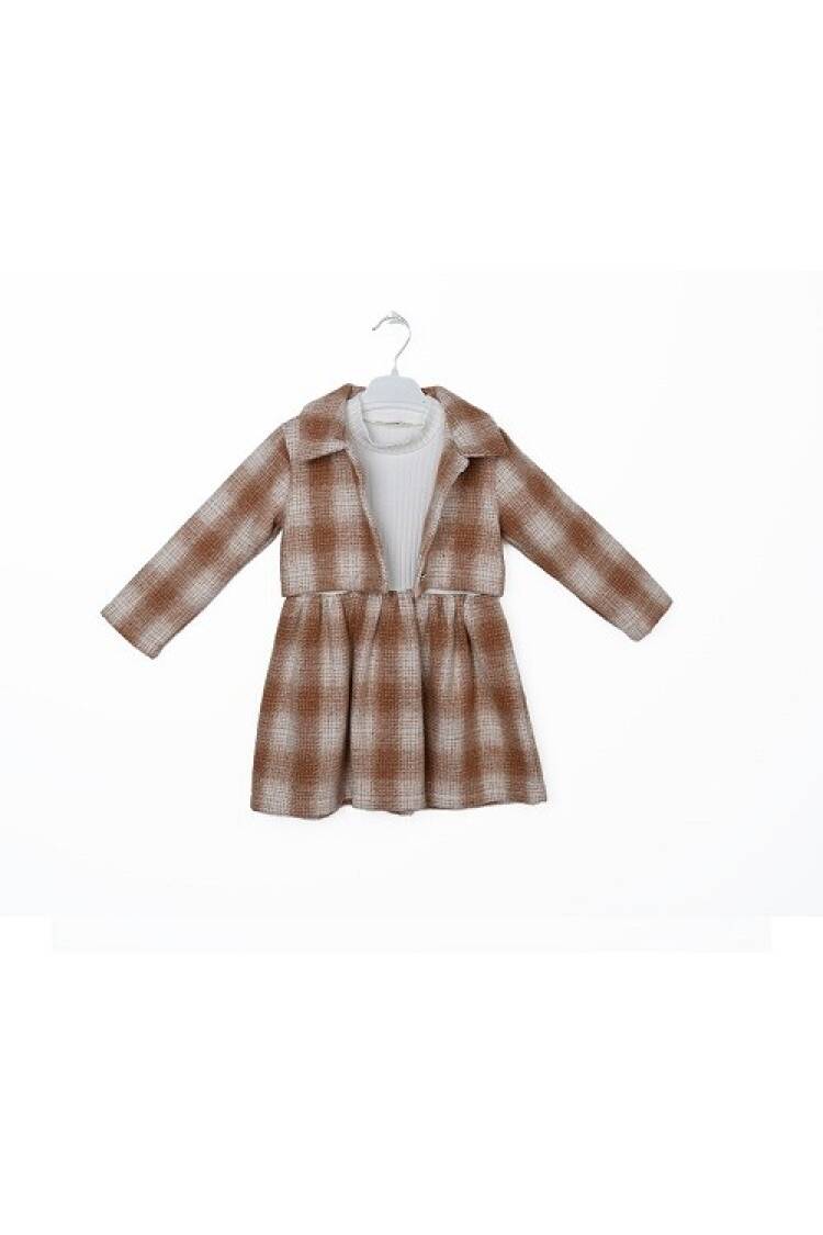 Wholesale Girls 2-Piece Dress and Jacket Set 3-6Y - Brand: Büşra Bebe - Kids & Baby Clothes Wholesale - Globality Store