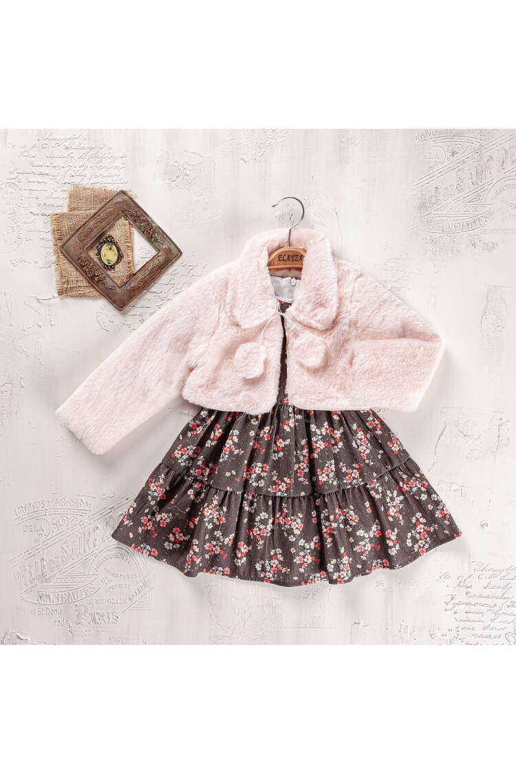 Wholesale Girl's 2-Piece Dress and Vest Set 2-5Y - Brand: Elayza - Kids & Baby Clothes Wholesale - Globality Store