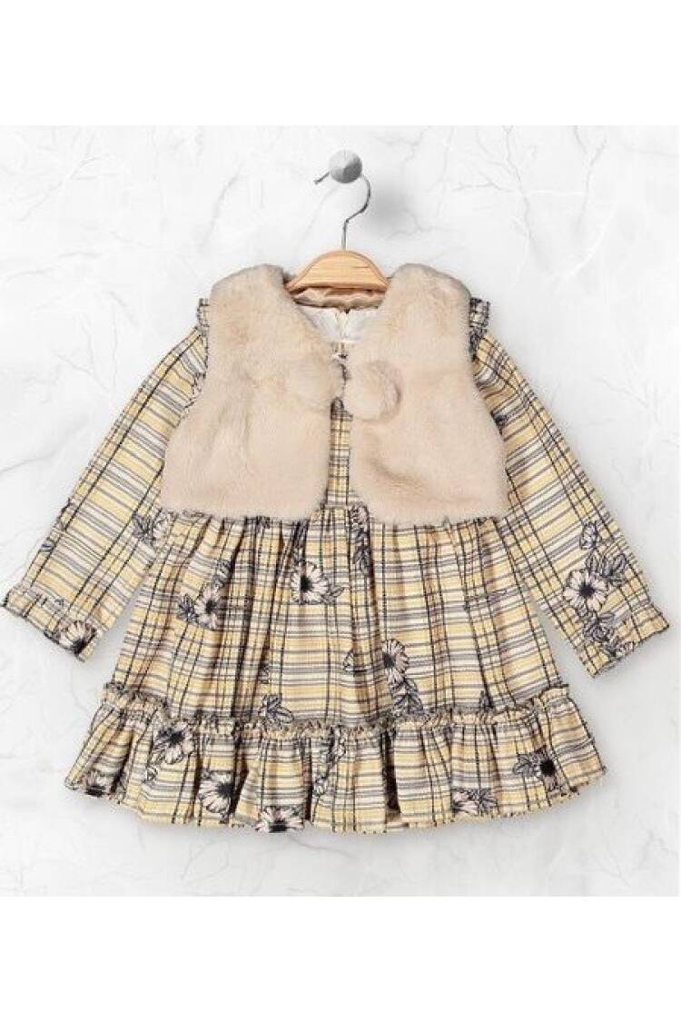Wholesale Girls 2-Piece Dress and Vest Set 2-5Y - Brand: Elayza - Kids & Baby Clothes Wholesale - Globality Store