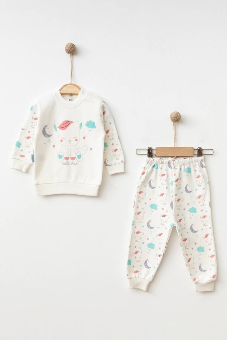 Wholesale Girl's 2-Piece Pajama Set 6-12M - Brand: Hoppidik - Kids & Baby Clothes Wholesale - Globality Store