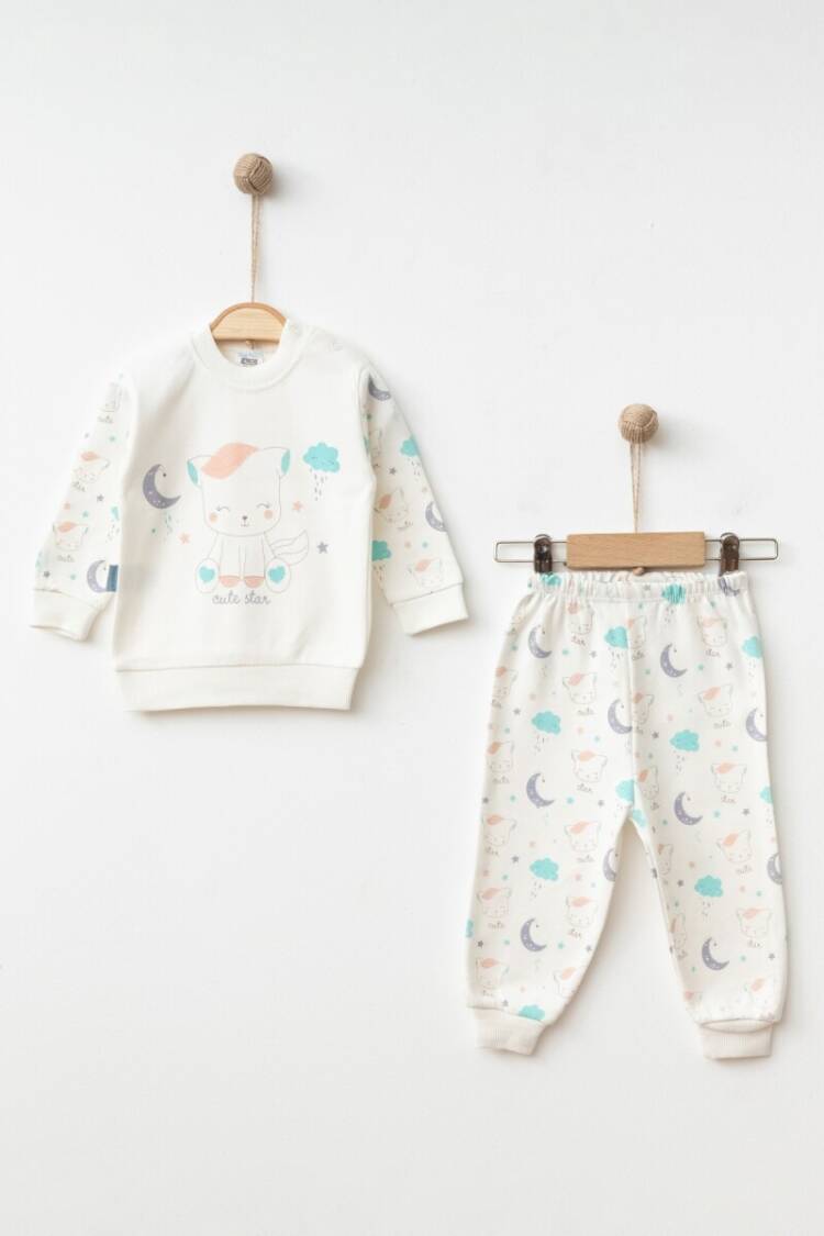 Wholesale Girl's 2-Piece Pajama Set 6-12M - Brand: Hoppidik - Kids & Baby Clothes Wholesale - Globality Store