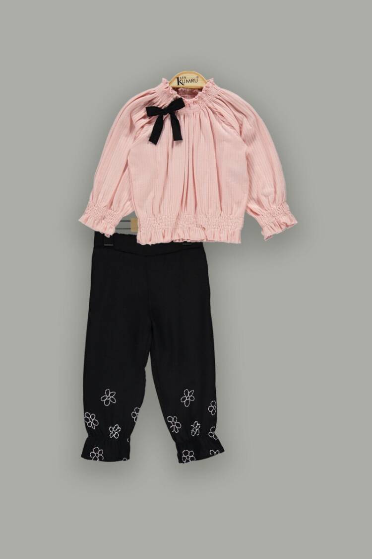 Wholesale Girls 2-Piece Pants Set with Blouse 2-5Y - Brand: Kumru Bebe - Kids & Baby Clothes Wholesale - Globality Store