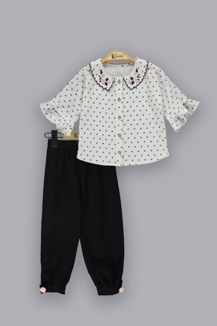 Wholesale Girls 2-Piece Sets with Shirt and Pants 2-5Y - Brand: Kumru Bebe - Kids & Baby Clothes Wholesale - Globality Store