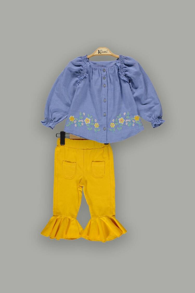 Wholesale Girls 2-Piece Sets with Shirt and Pants 2-5Y - Brand: Kumru Bebe - Kids & Baby Clothes Wholesale - Globality Store