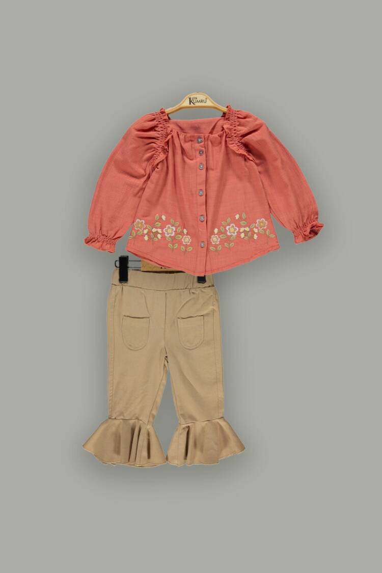 Wholesale Girls 2-Piece Sets with Shirt and Pants 2-5Y - Brand: Kumru Bebe - Kids & Baby Clothes Wholesale - Globality Store