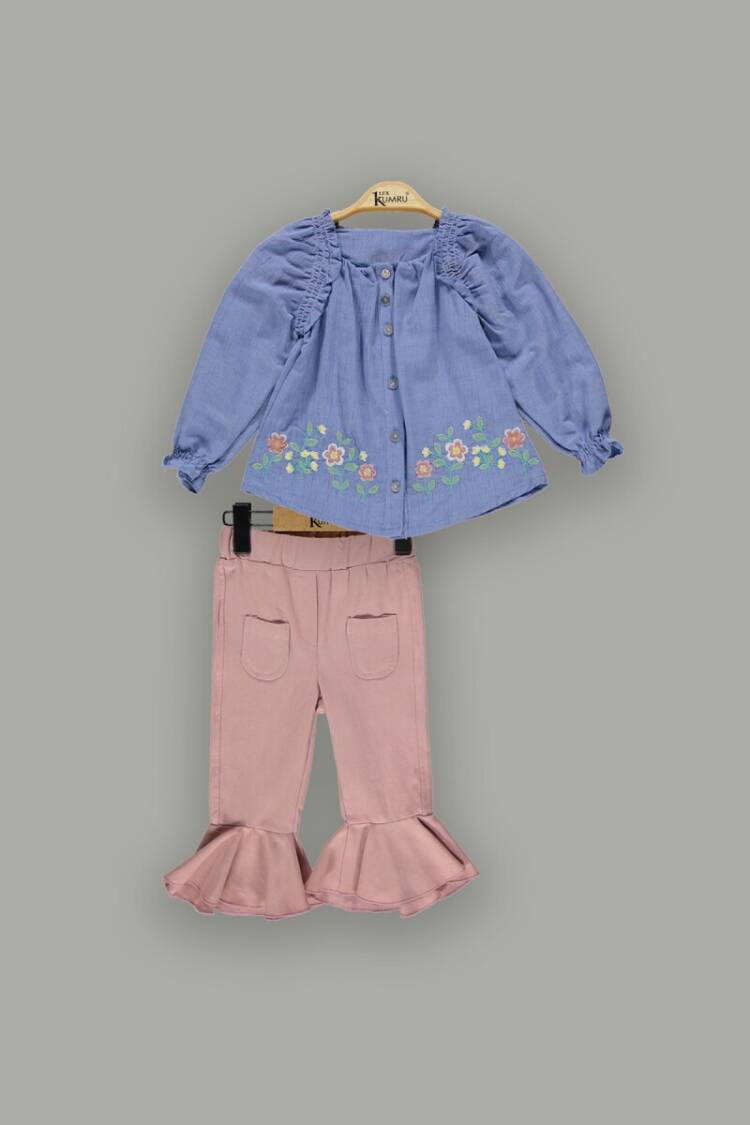 Wholesale Girls 2-Piece Sets with Shirt and Pants 2-5Y - Brand: Kumru Bebe - Kids & Baby Clothes Wholesale - Globality Store