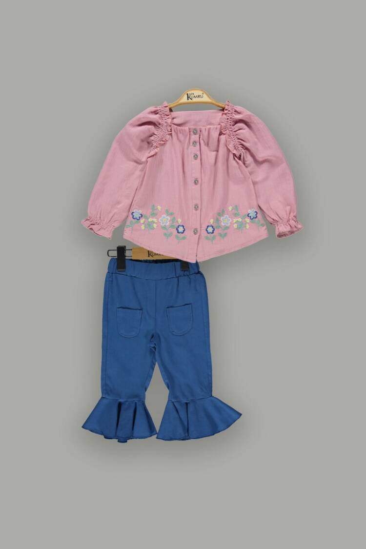 Wholesale Girls 2-Piece Sets with Shirt and Pants 2-5Y - Brand: Kumru Bebe - Kids & Baby Clothes Wholesale - Globality Store